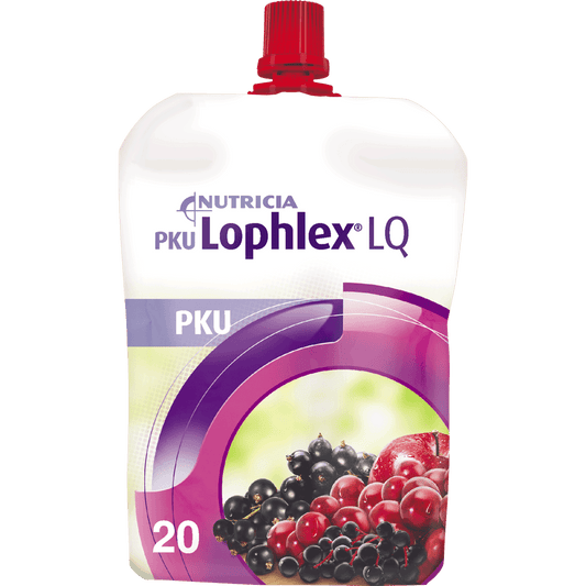 PKU Lophlex LQ20 Juicy Berries 125mL Pouches 30