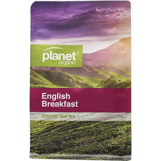 Planet Organic Organic English Breakfast Loose Leaf Tea 125g