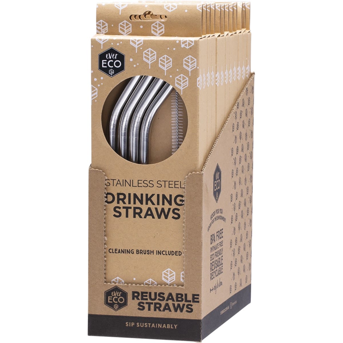 EVER ECO Stainless Steel Straws - Bent 4
