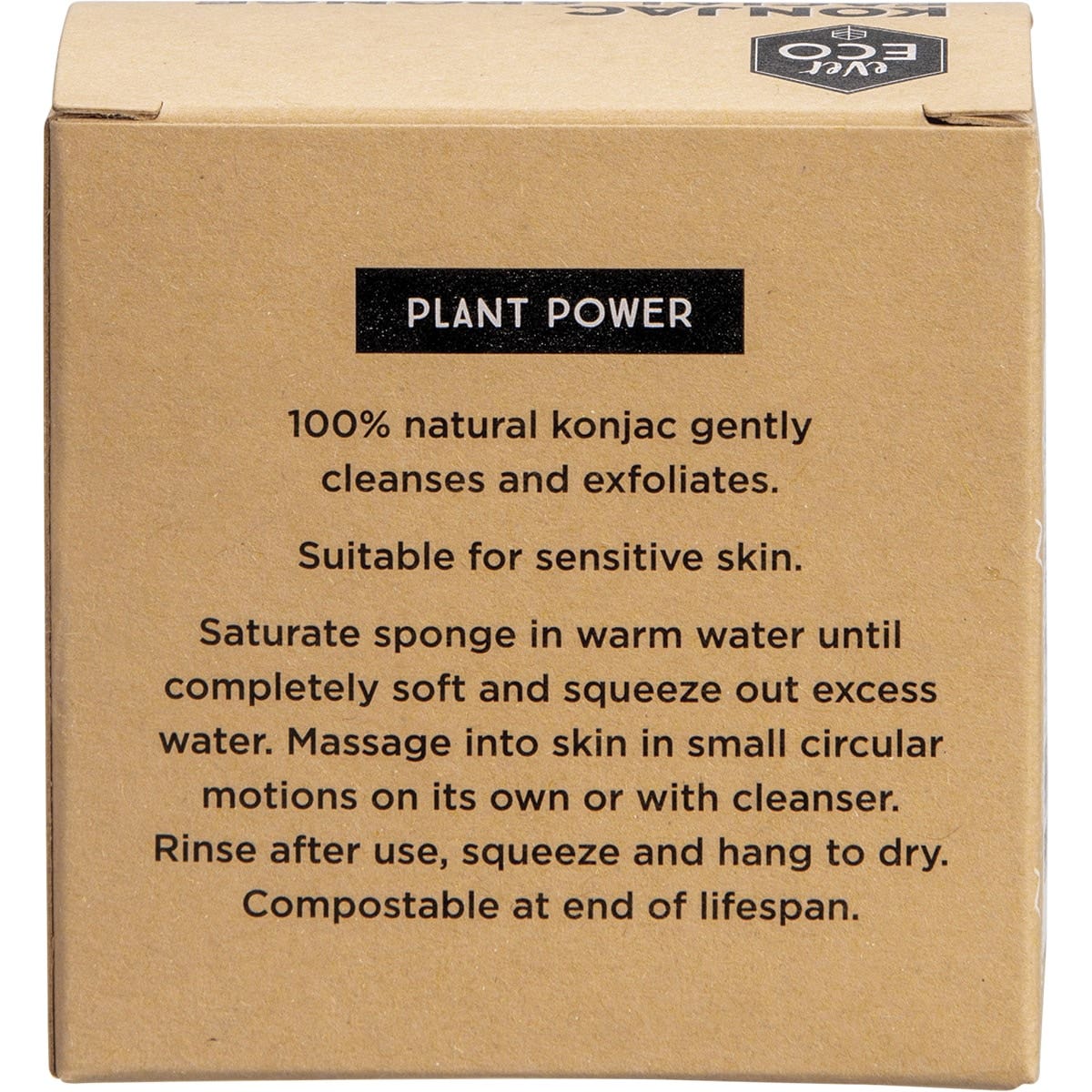 EVER ECO Konjac Facial Sponge Original 1