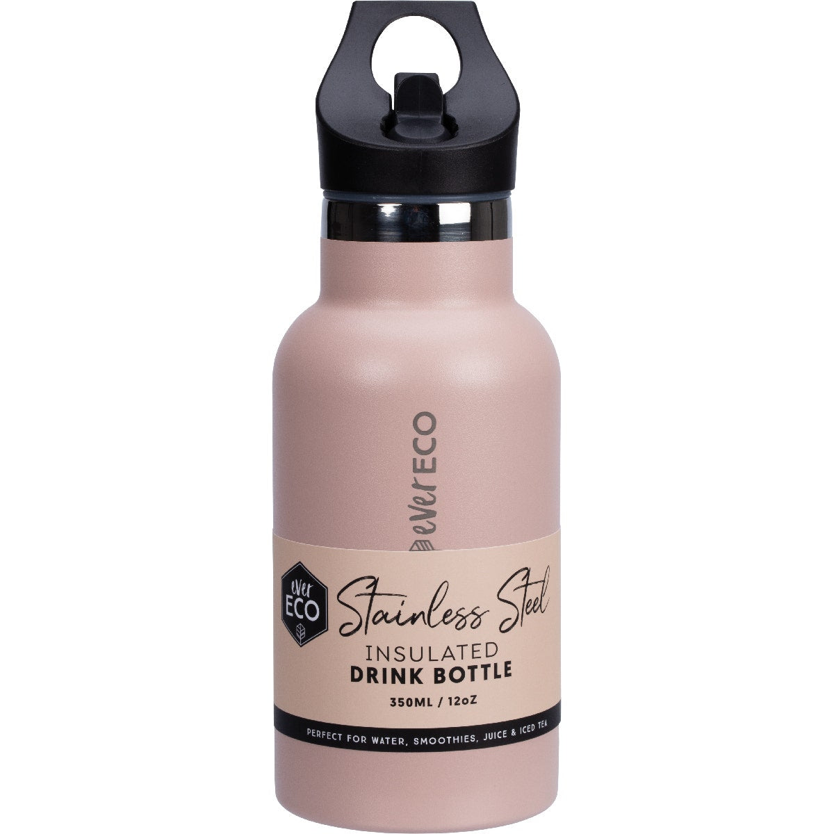 EVER ECO Insulated Stainless Steel Bottle Rose Sip Lid 350ml