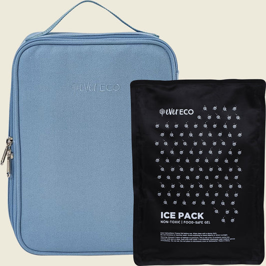 Ever Eco Insulated Lunch Bag With Ice Pack Cove 1pc