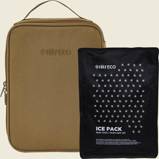Ever Eco Insulated Lunch Bag with Ice Pack Husk 1pc