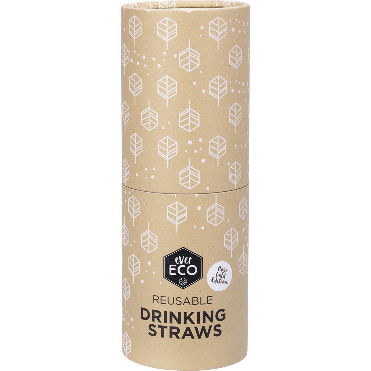 EVER ECO Stainless Steel Straws - Straight Rose Gold 25