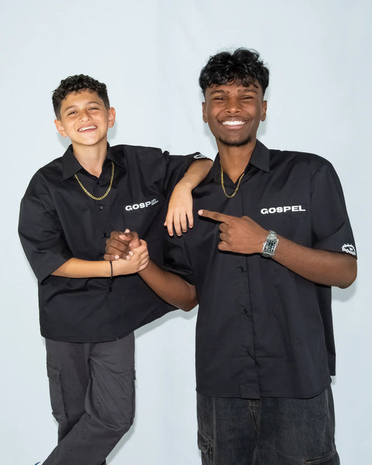 STILL UNASHAMED BUTTON UP - BLACK (XX-LARGE)