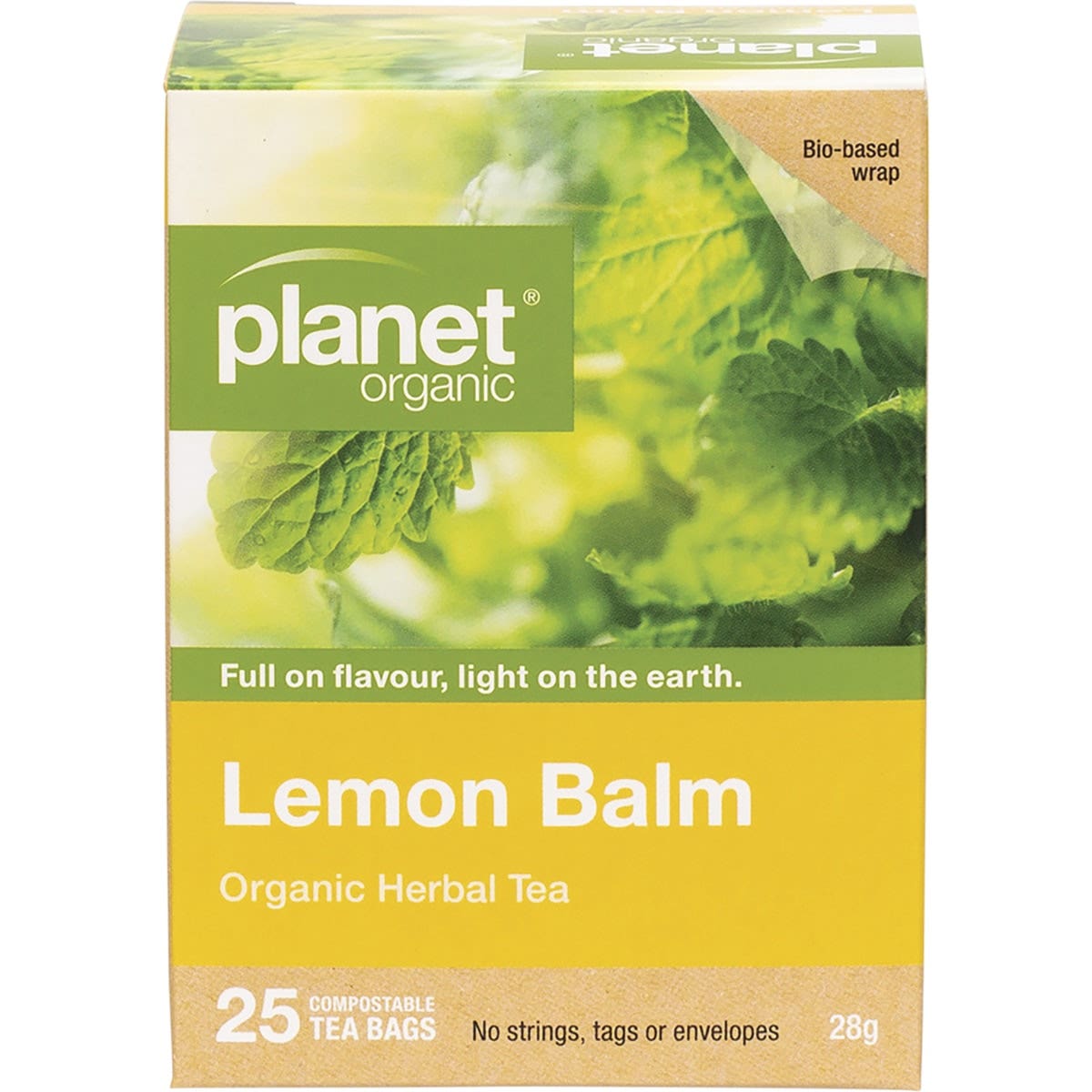 PLANET ORGANIC Herbal Tea Bags Lemon Balm 25