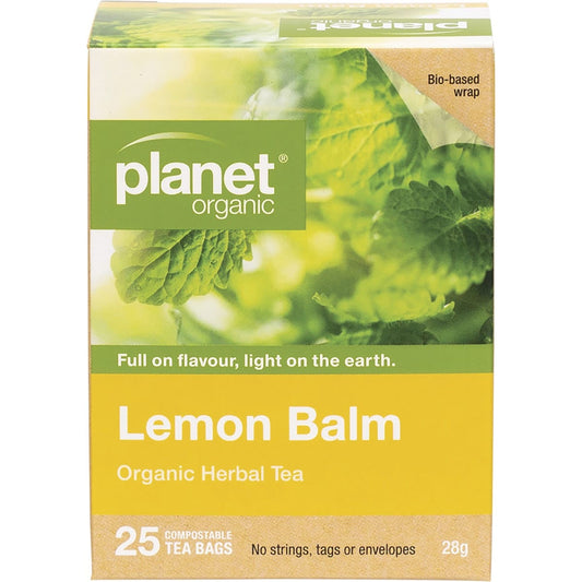 PLANET ORGANIC Herbal Tea Bags Lemon Balm 25