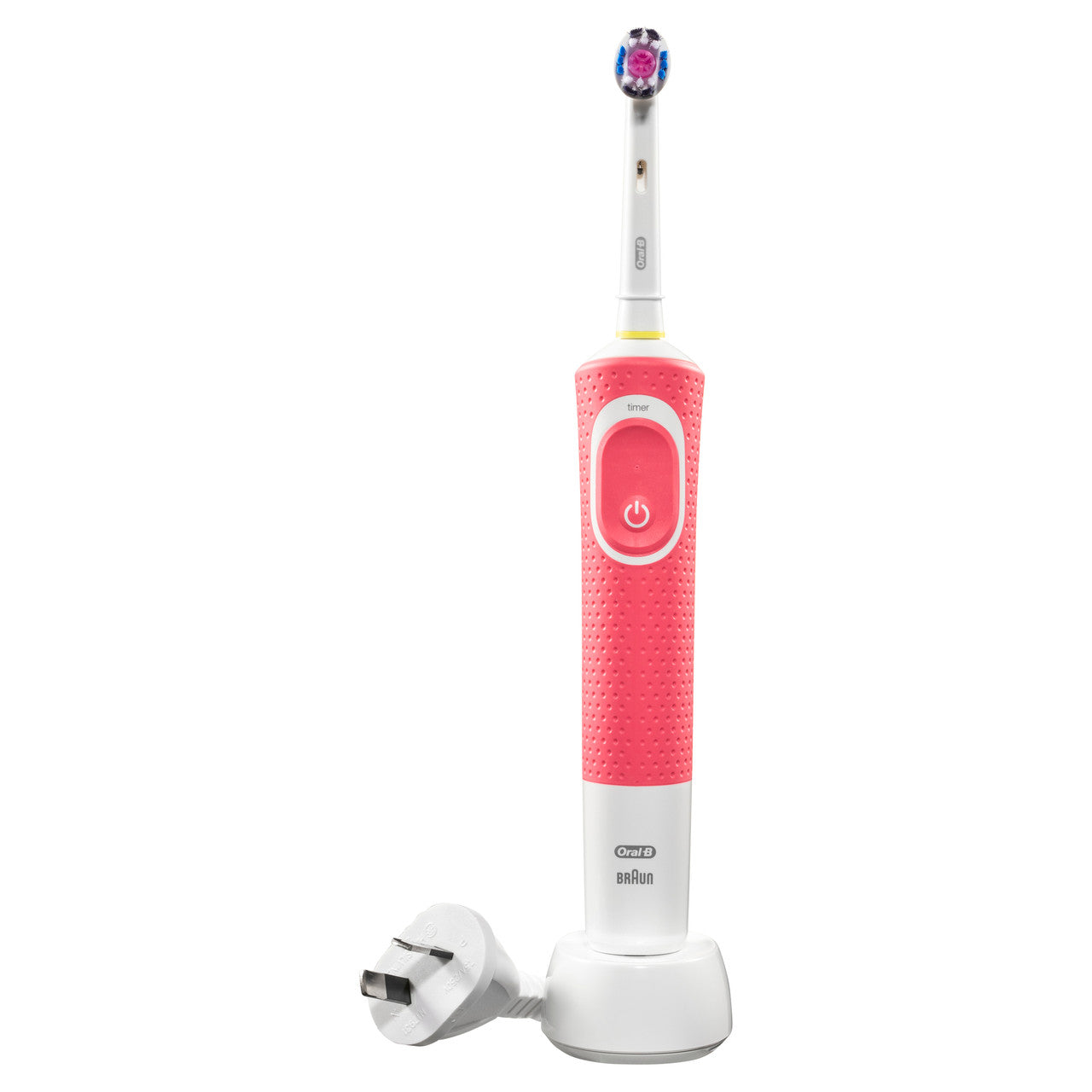 Oral B Pro 100 3D White Polish Power Toothbrush Pink