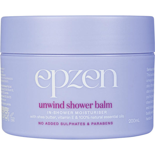EPZEN Unwind Shower Balm In-Shower Moisturiser 200ml