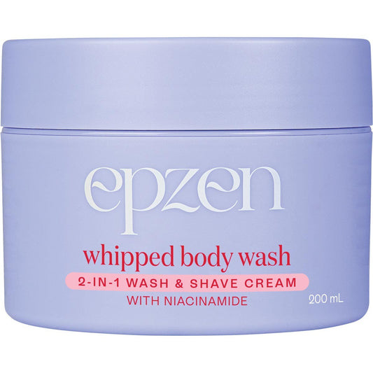 EPZEN Whipped Body Wash 2-in-1 Wash & Shave Cream 200ml