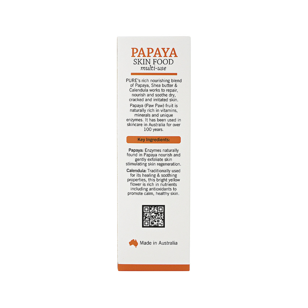 P'URE PAPAYACARE Papaya Skin Food Paw Paw With Calendula 75g