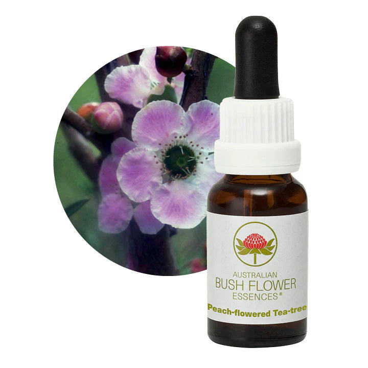 Australian Bush Flower Essences Peach Flowered Tea Tree 15ml