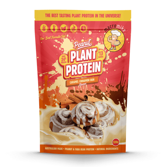 MACRO MIKE Peanut Plant Protein Caramel Cinnamon Bun 520g