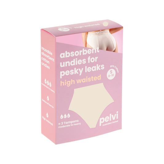 Pelvi Leakproof Underwear Full Brief Beige S