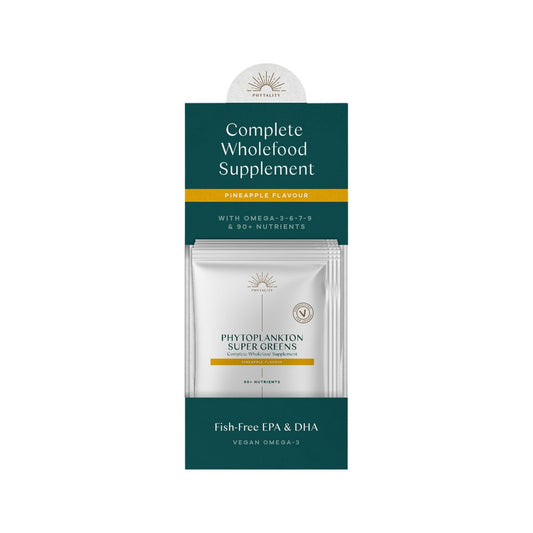Phytality Phytoplankton Super Greens (Complete Wholefood Supplement) Sachets 6g x 14 Pack