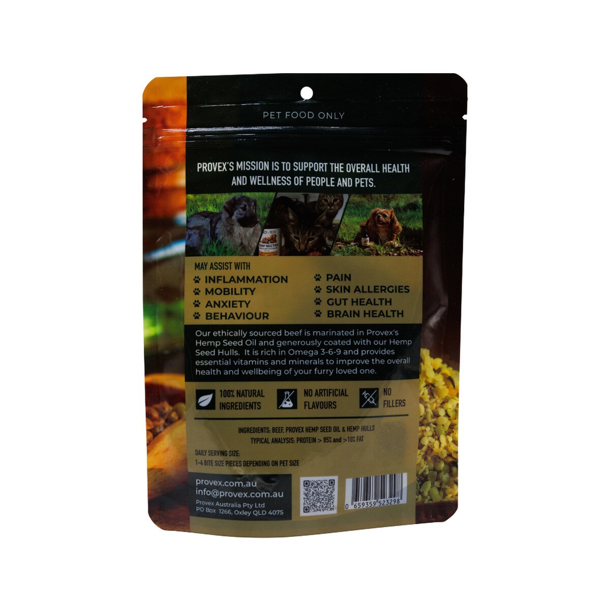 Provex Premium Hemp Treats Beef (for Pets) 90g