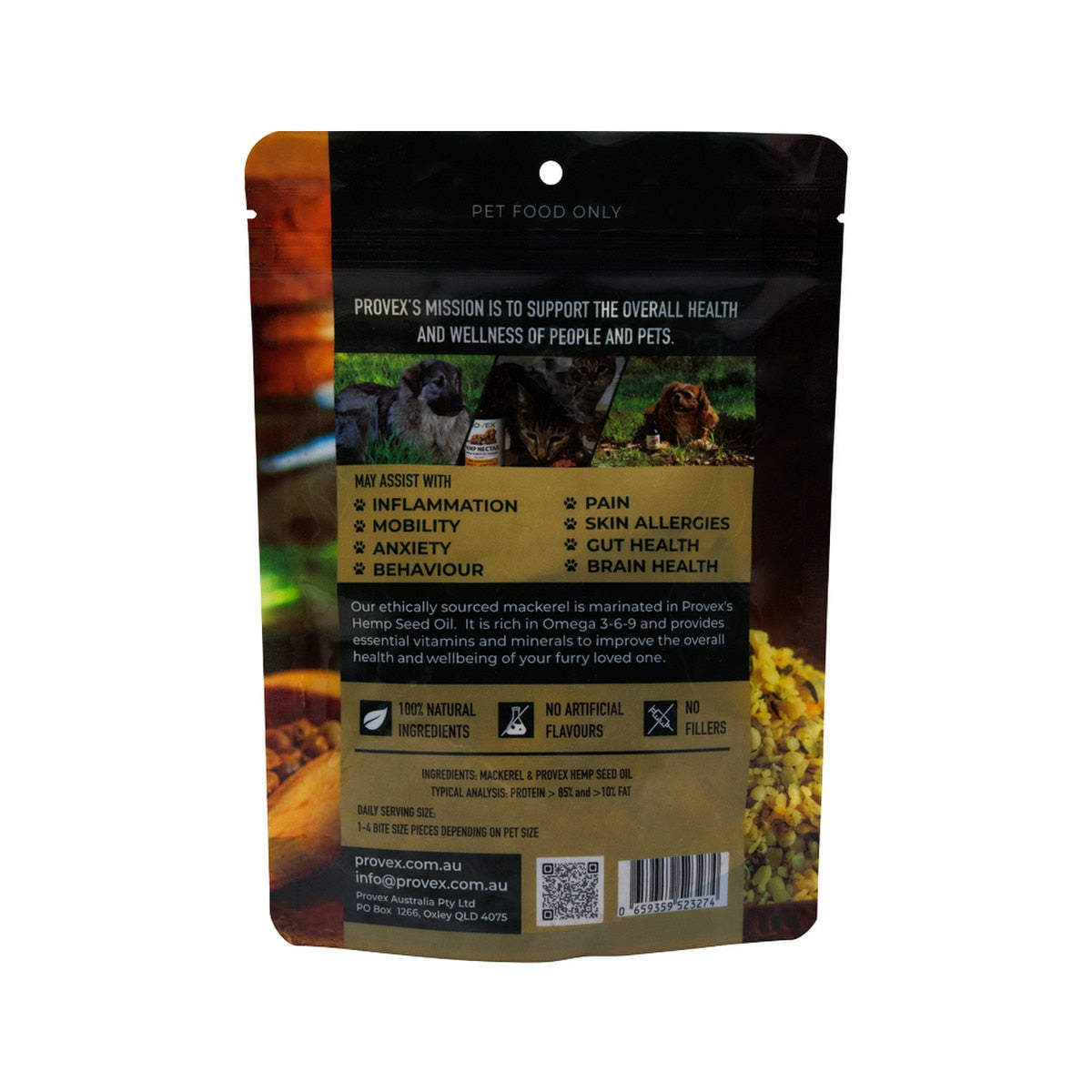 Provex Premium Hemp Treats Mackerel (for Pets) 90g