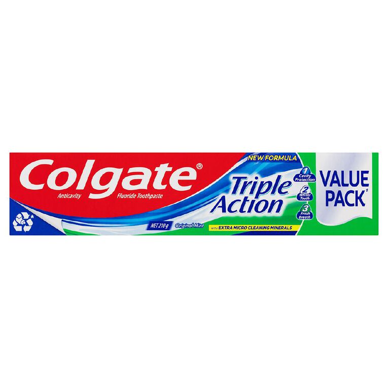 Colgate Toothpaste Triple Action 210g