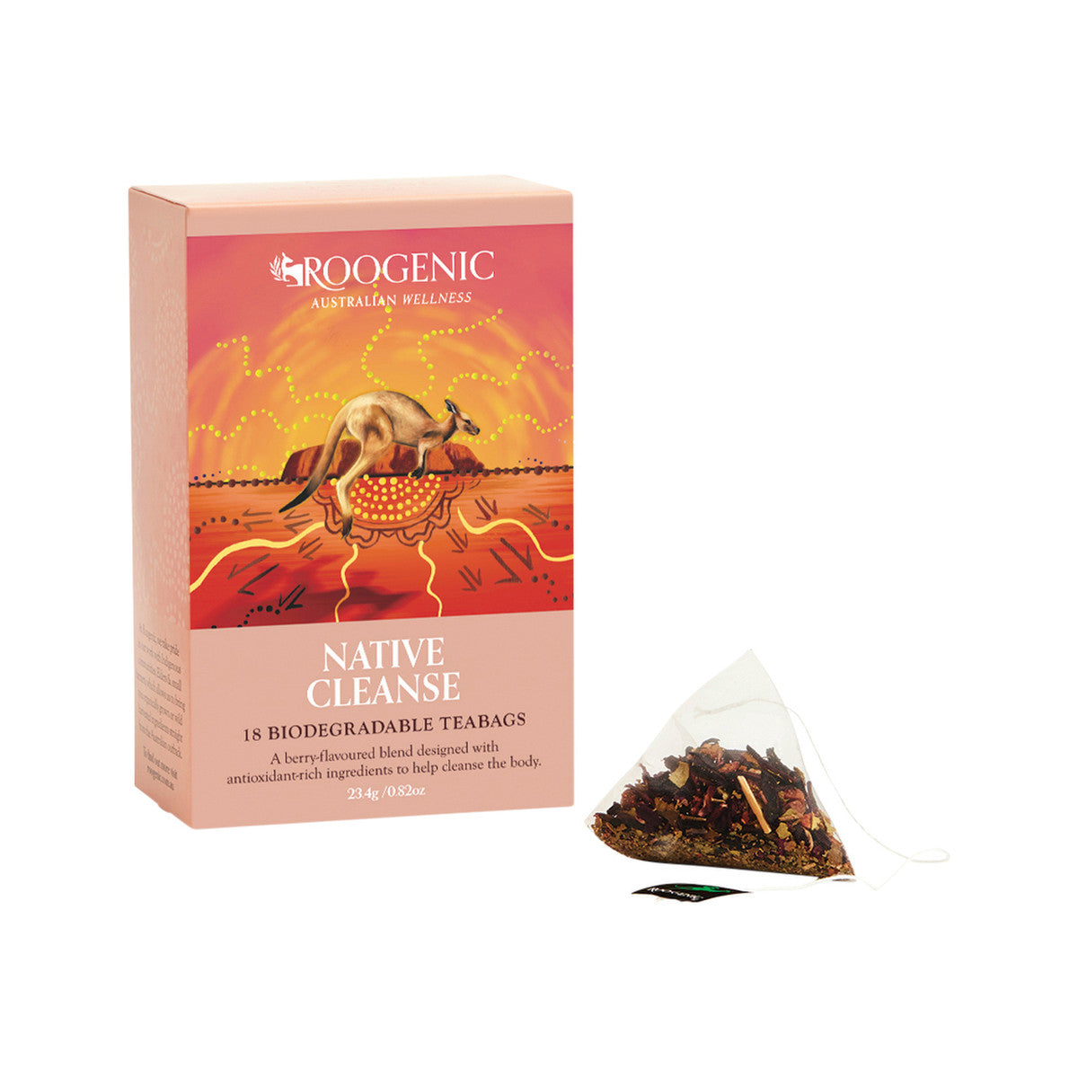 Roogenic Australia Native Strawberry x 18 Tea Bags