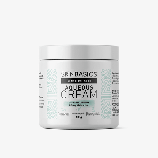Skin Basics Aqueous Cream BP Soap-Free Cleanser 100g (Jar)