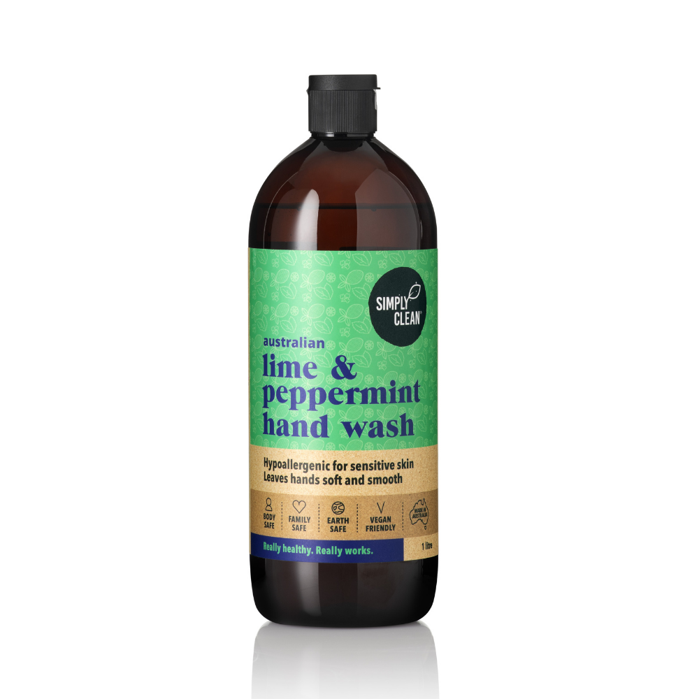 Simply Clean Lime & Peppermint Hand Wash 1L