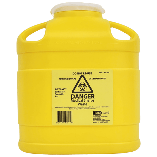 AEROHAZARD Sharps Disposal Container 5L
