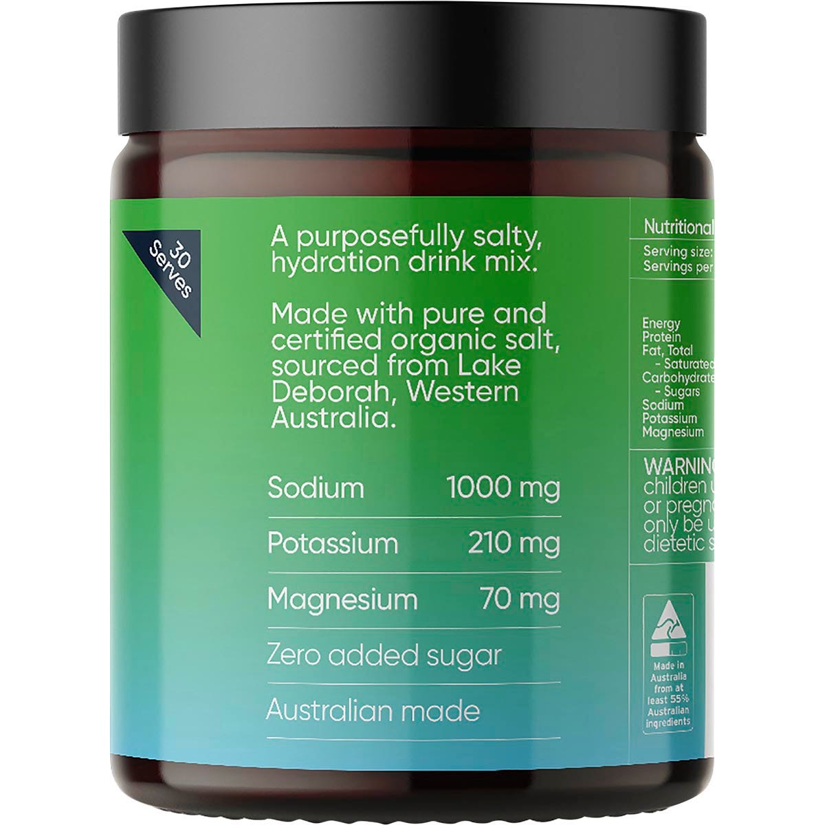 Sodii Everyday Hydration Salts Salty Kiwi 185g