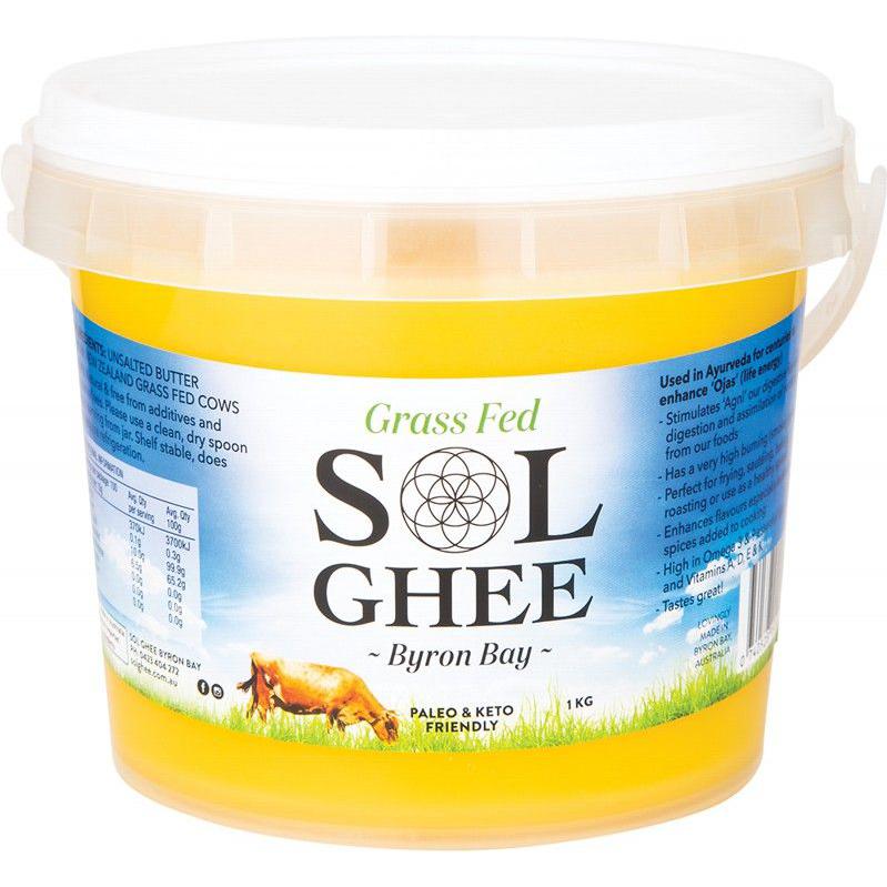 SOL ORGANICS Grass Fed Ghee 1kg
