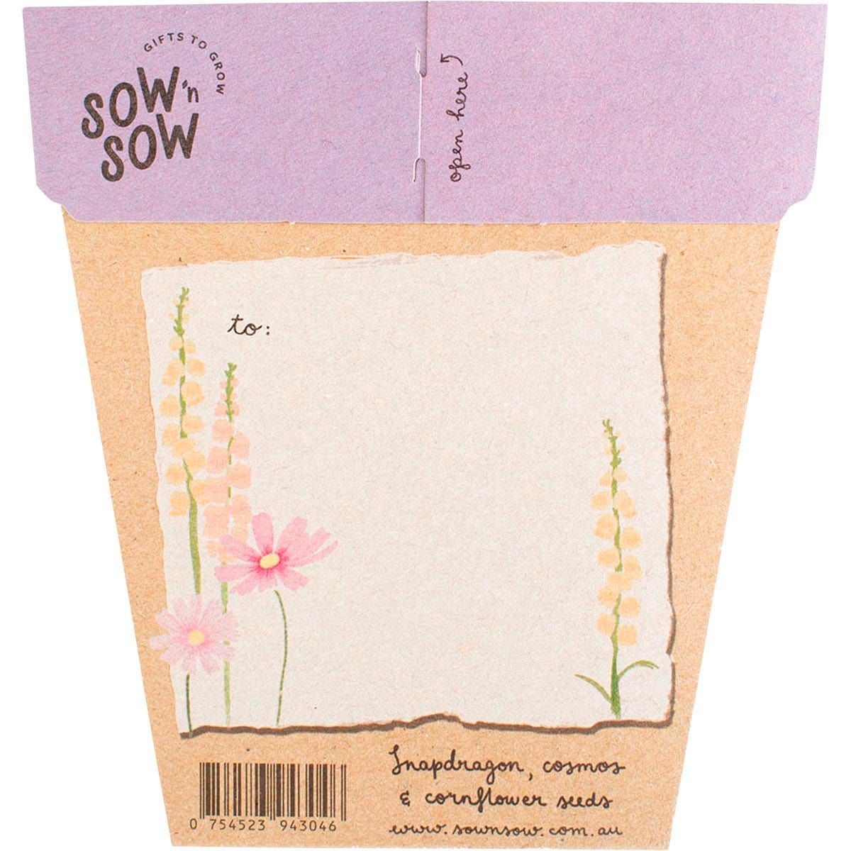 SOW 'N SOW Gift Of Seeds Happy Birthday - Picnic
