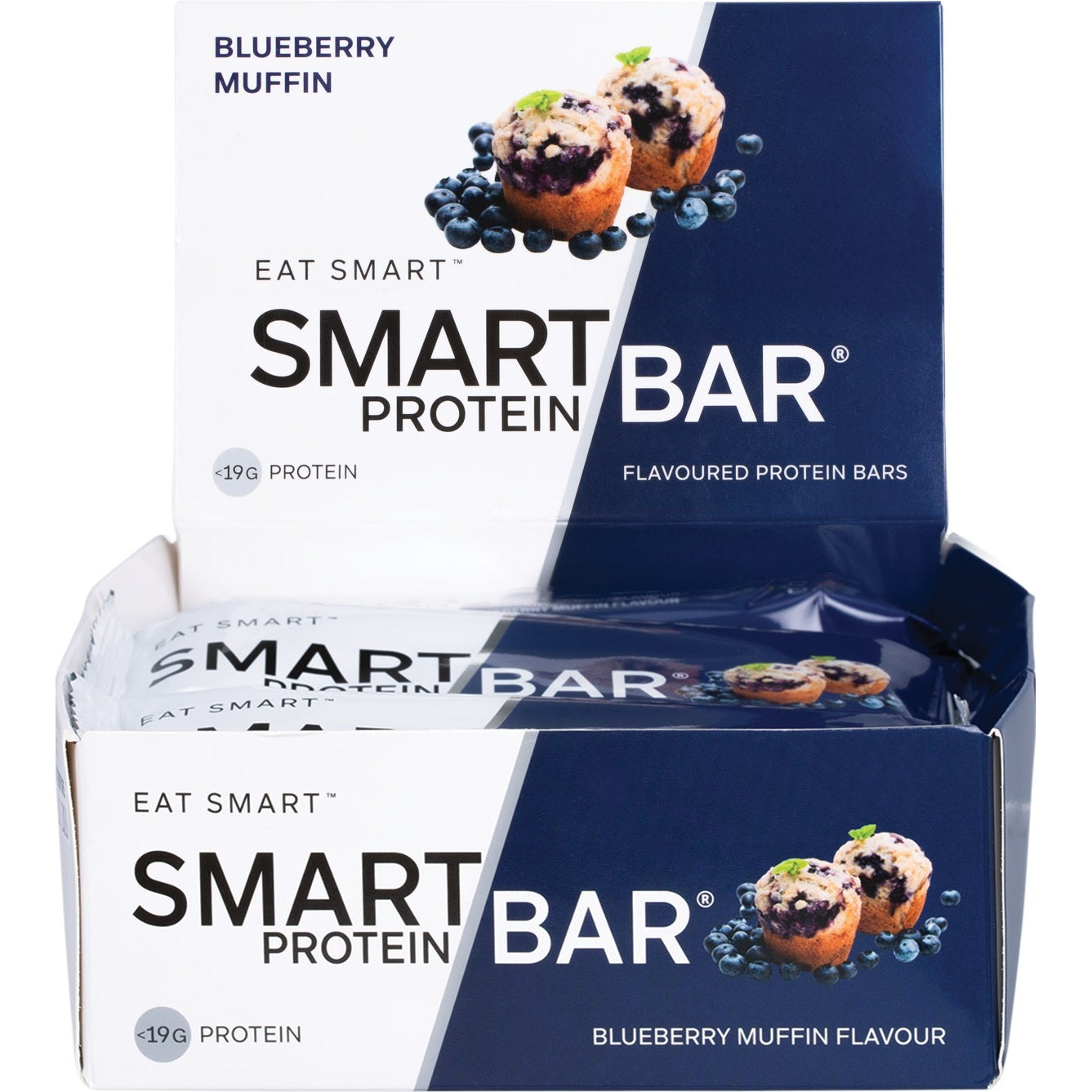 Smart Protein Bar Blueberry Muffin Flavour Protein Bar 12x60g