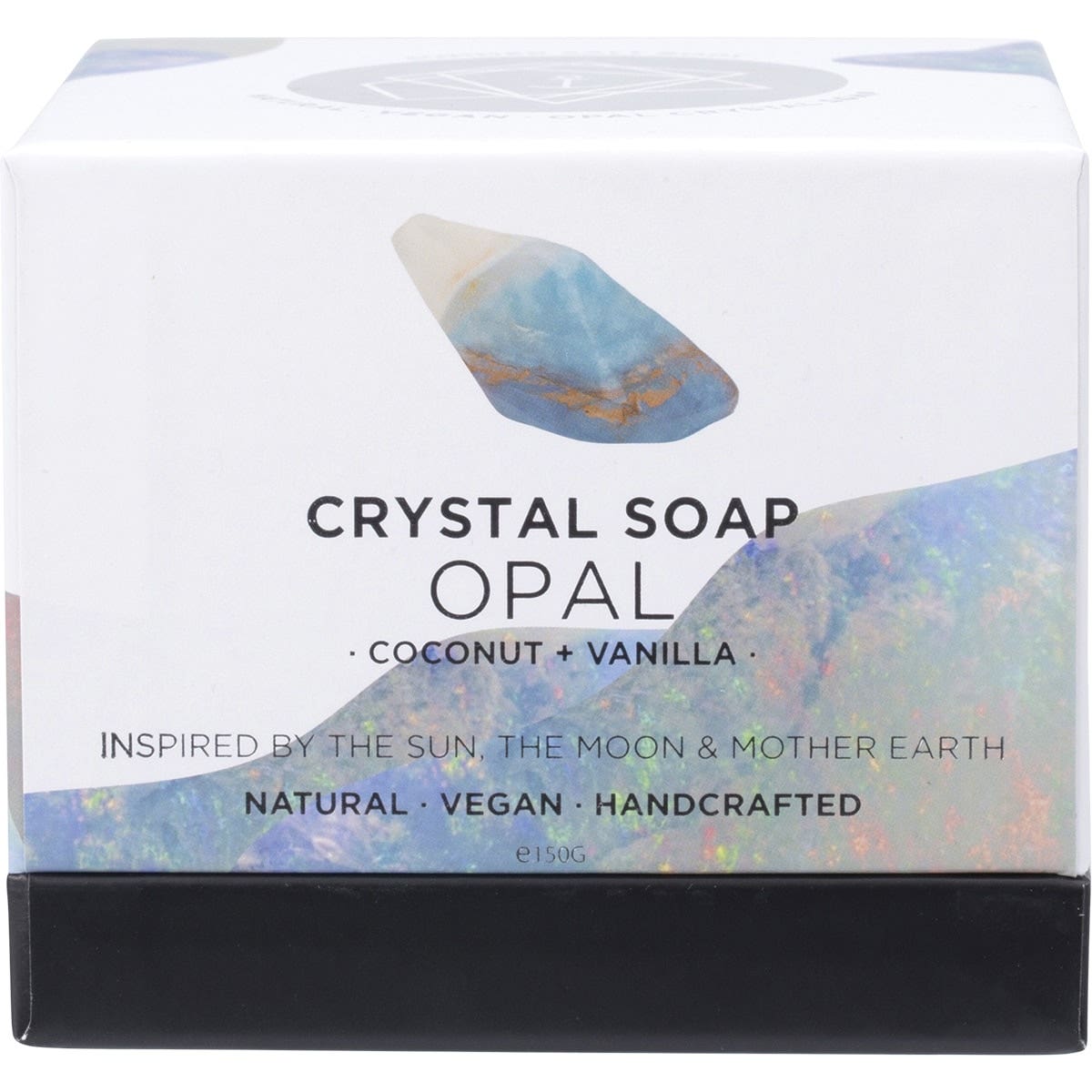SUMMER SALT BODY Crystal Soap Opal Coconut & Vanilla 150g