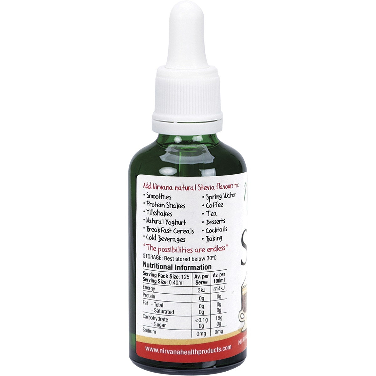 NIRVANA Liquid Stevia Irish Cream 50ml