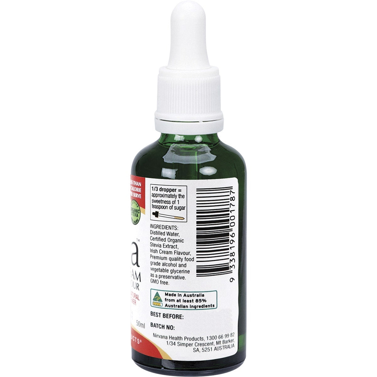 NIRVANA Liquid Stevia Irish Cream 50ml