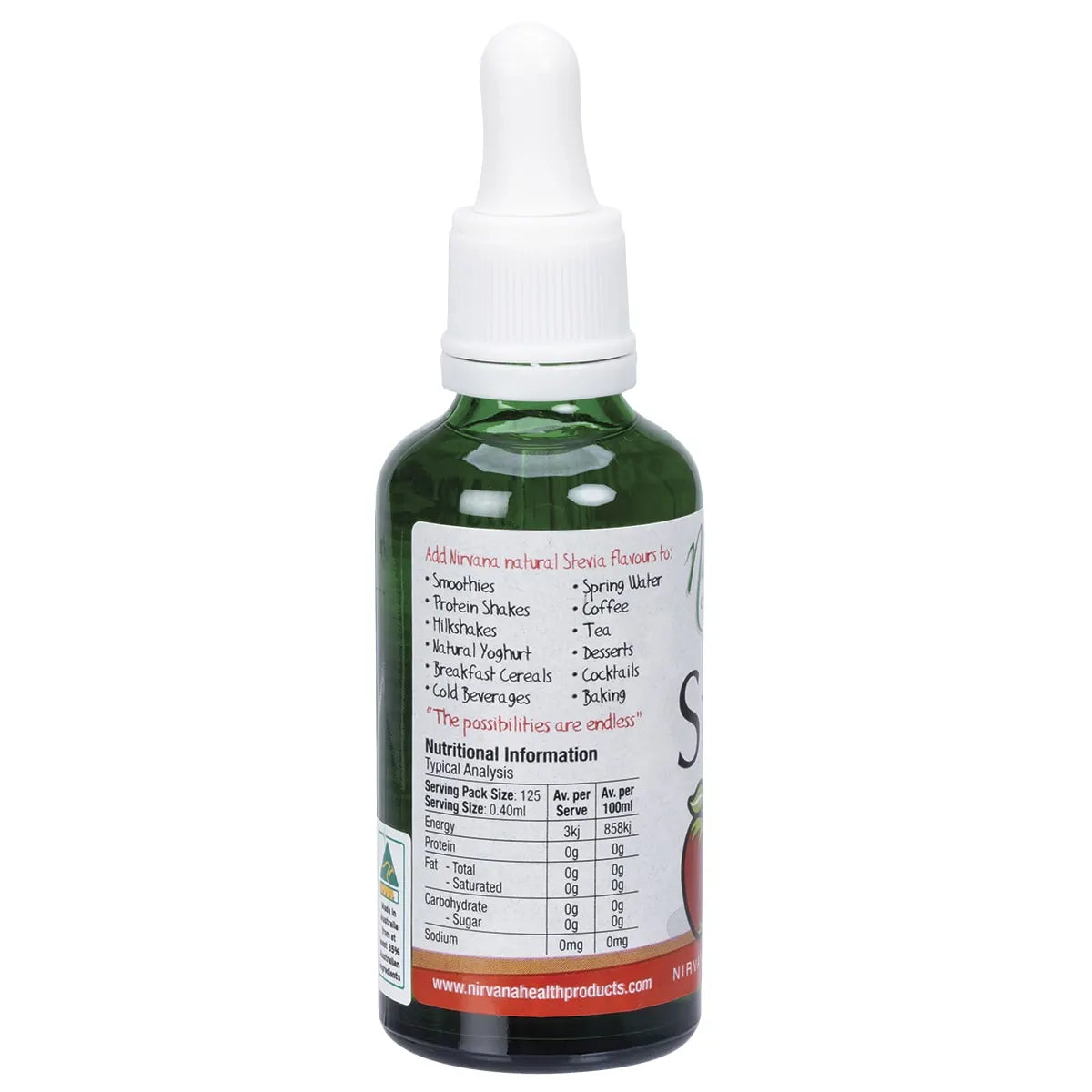 NIRVANA ORGANICS Liquid Stevia Apple 50ml