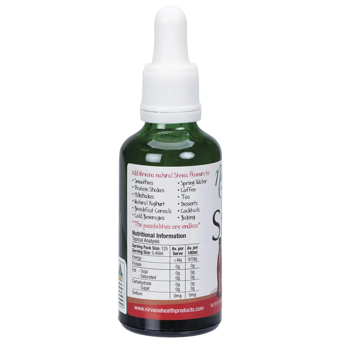 NIRVANA ORGANICS Liquid Stevia Cola 50ml