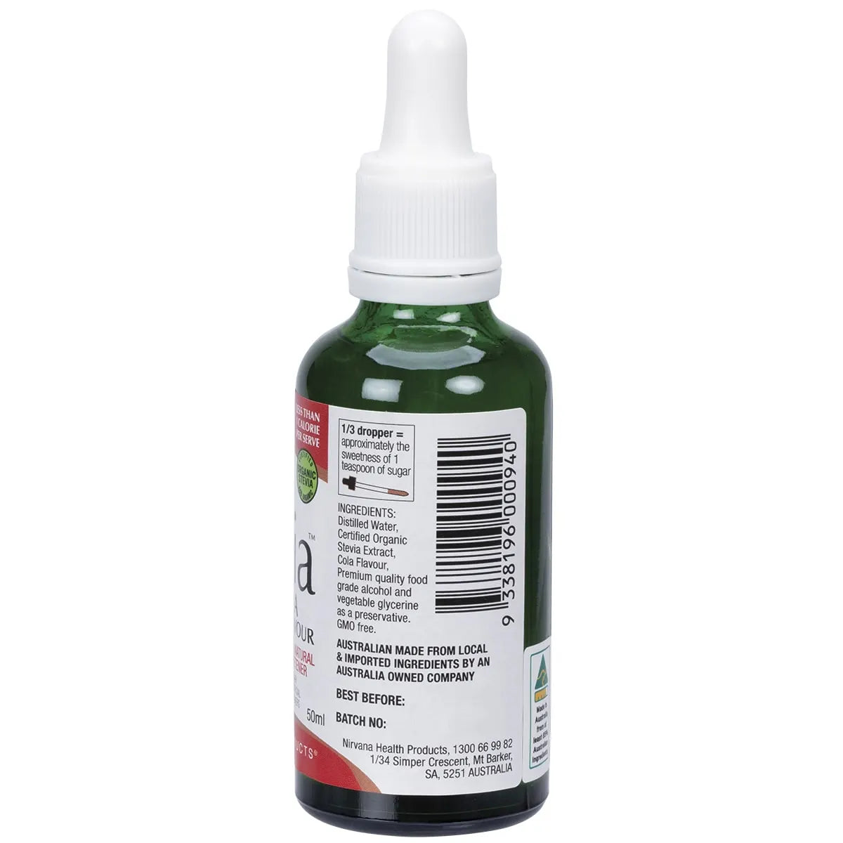 NIRVANA ORGANICS Liquid Stevia Cola 50ml