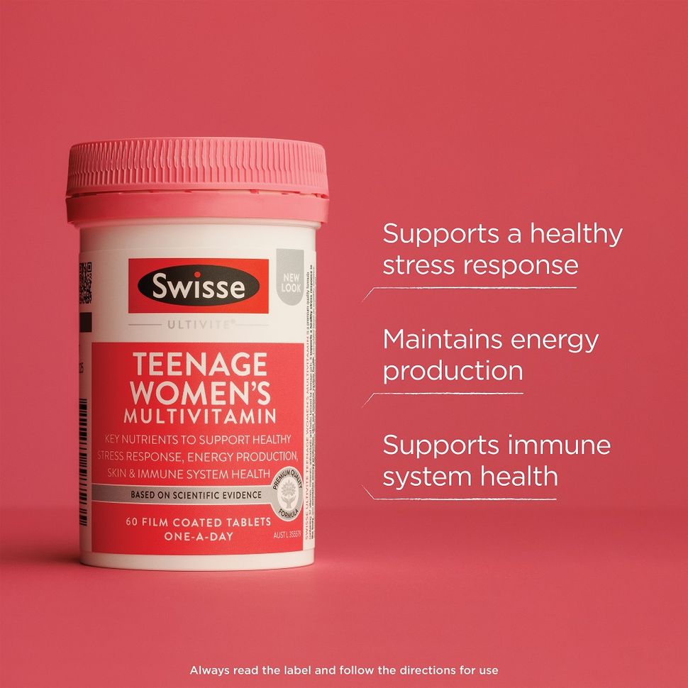 Swisse Teenage Ultivite Women's Multivitamin 60 Tablets