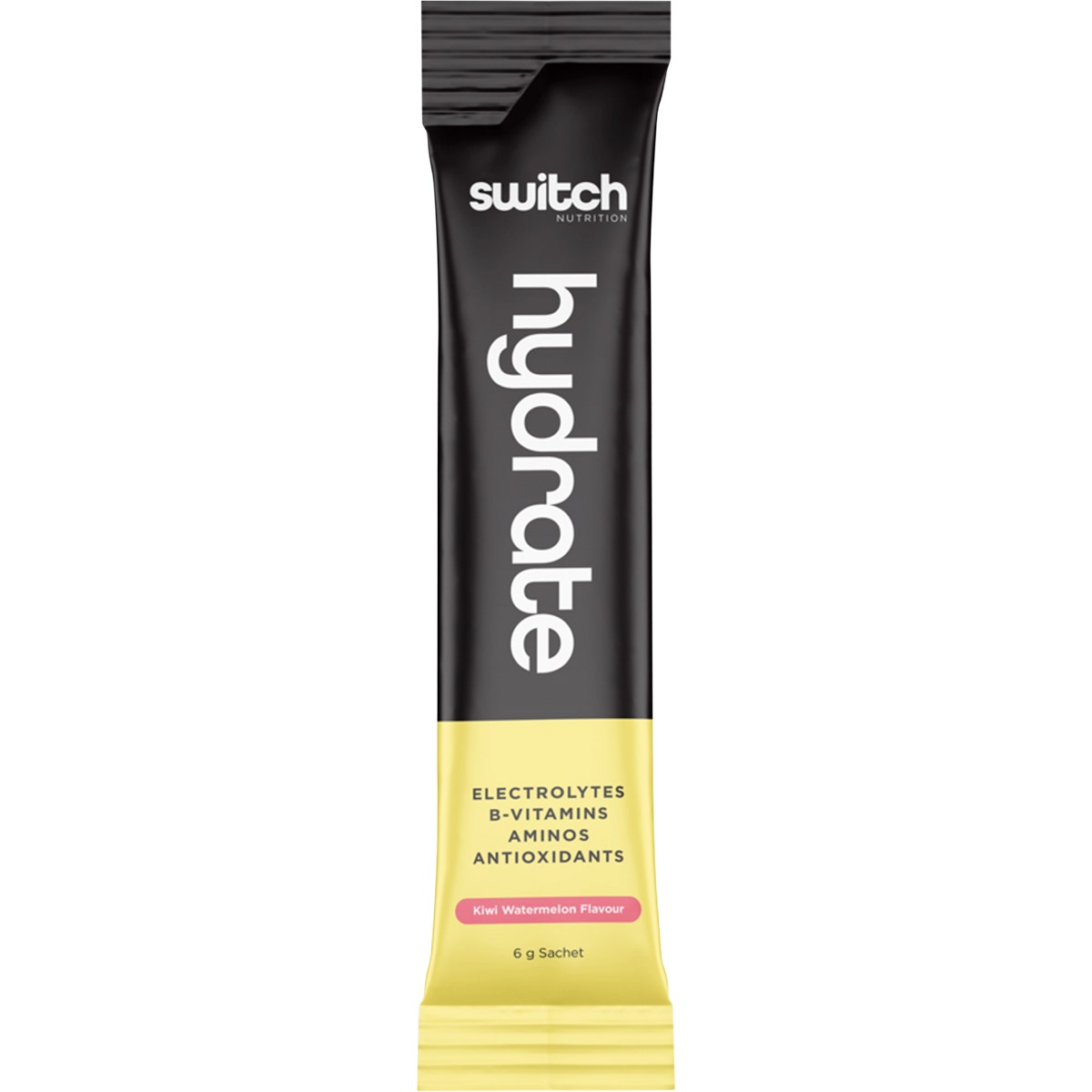 SWITCH NUTRITION Hydrate Electrolytes No Added Sugar Kiwi Watermelon 20x6g