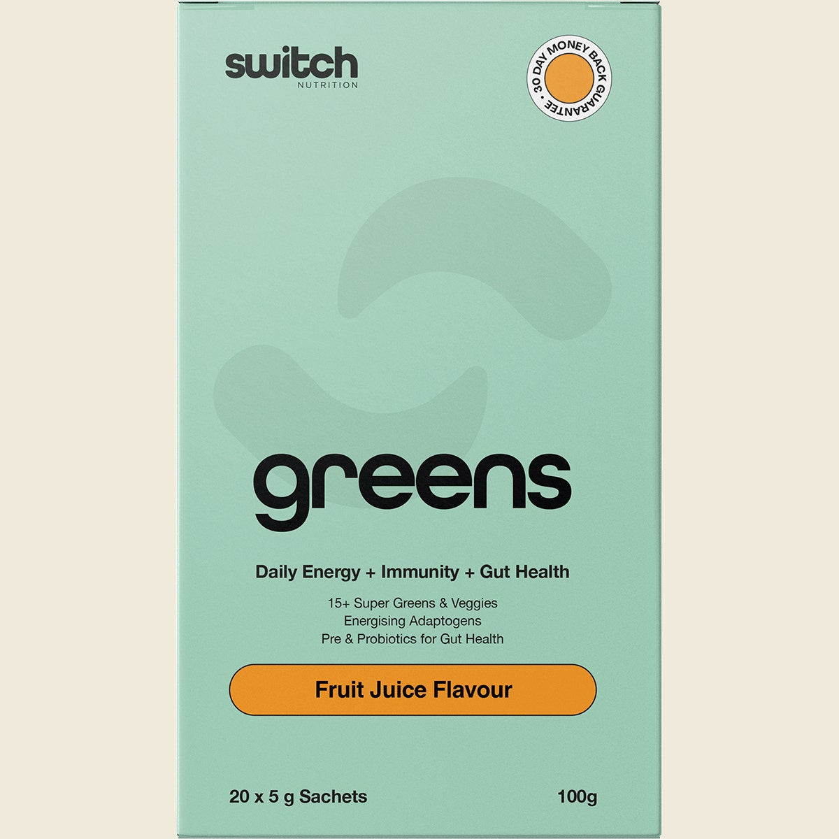 Switch Nutrition Greens Sachets Fruit Juice 20x5g