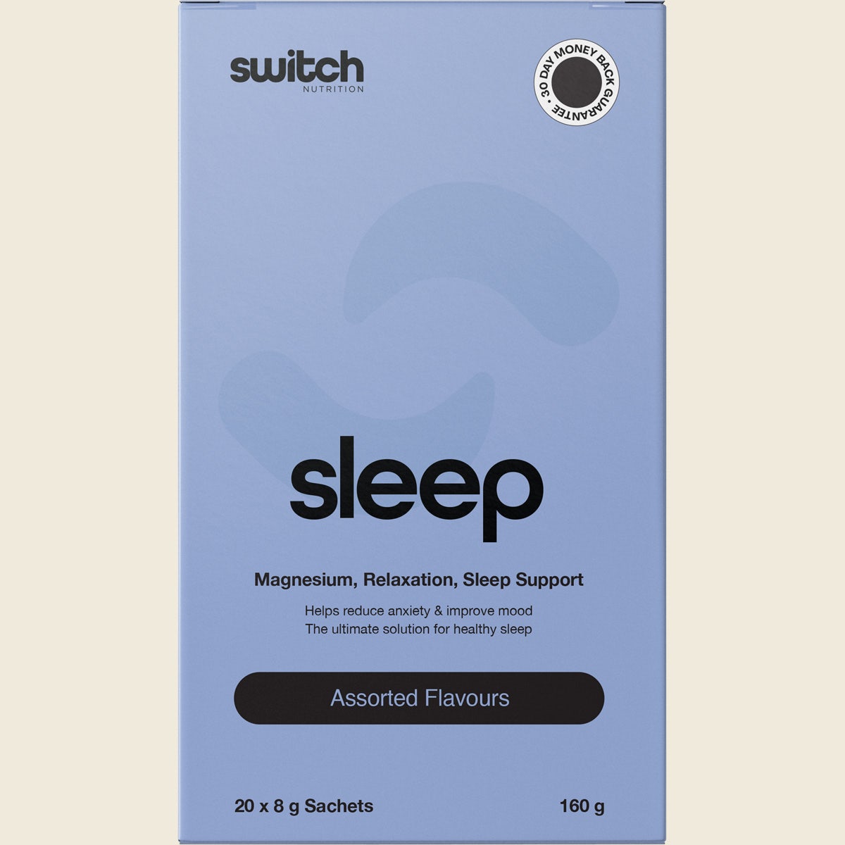 Switch Nutrition Sleep Magnesium Sachets Assorted Flavours 20x8g