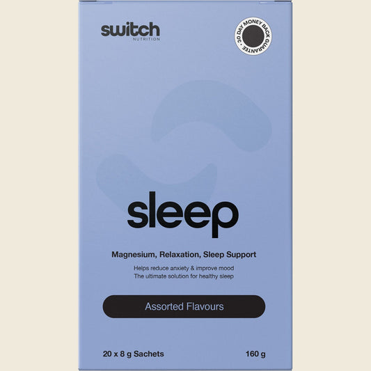 Switch Nutrition Sleep Magnesium Sachets Assorted Flavours 20x8g