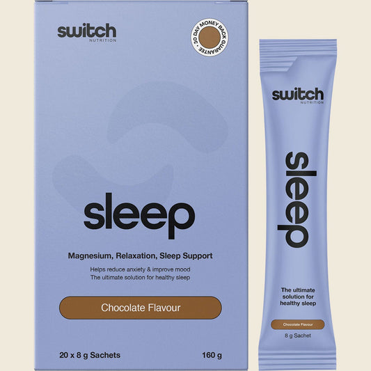Switch Nutrition Sleep Magnesium Sachets Chocolate 20x8g
