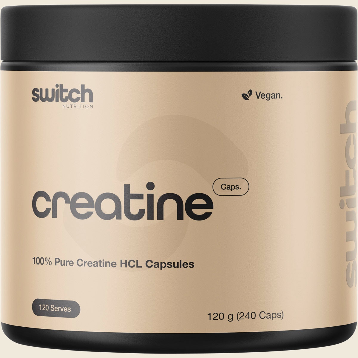 Switch Nutrition Creatine 100% Pure HCL 240 Caps