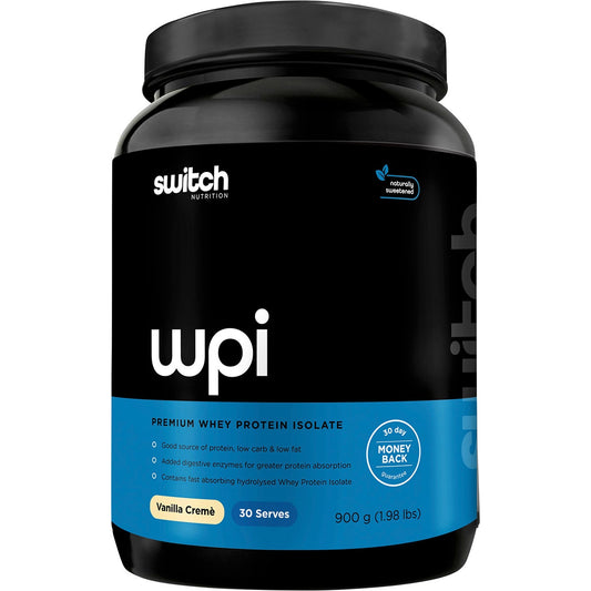 SWITCH NUTRITION WPI Premium Whey Protein Isolate Vanilla Creme 900g
