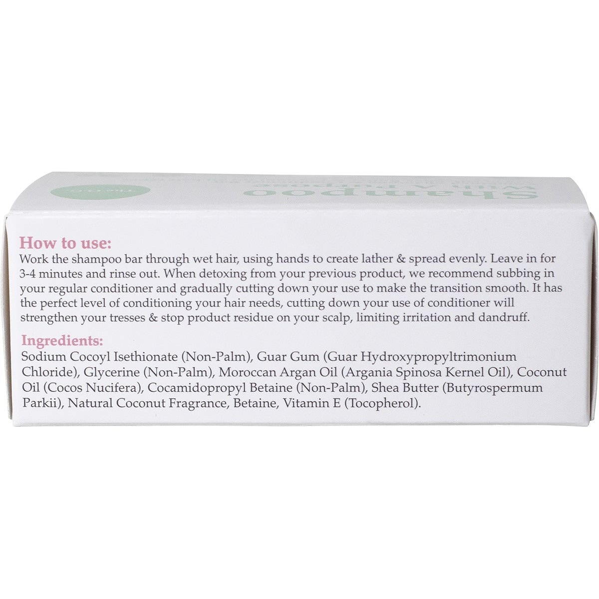 SHAMPOO WITH A PURPOSE Shampoo & Conditioner Bar The O.G. - For All Hair Types 135g