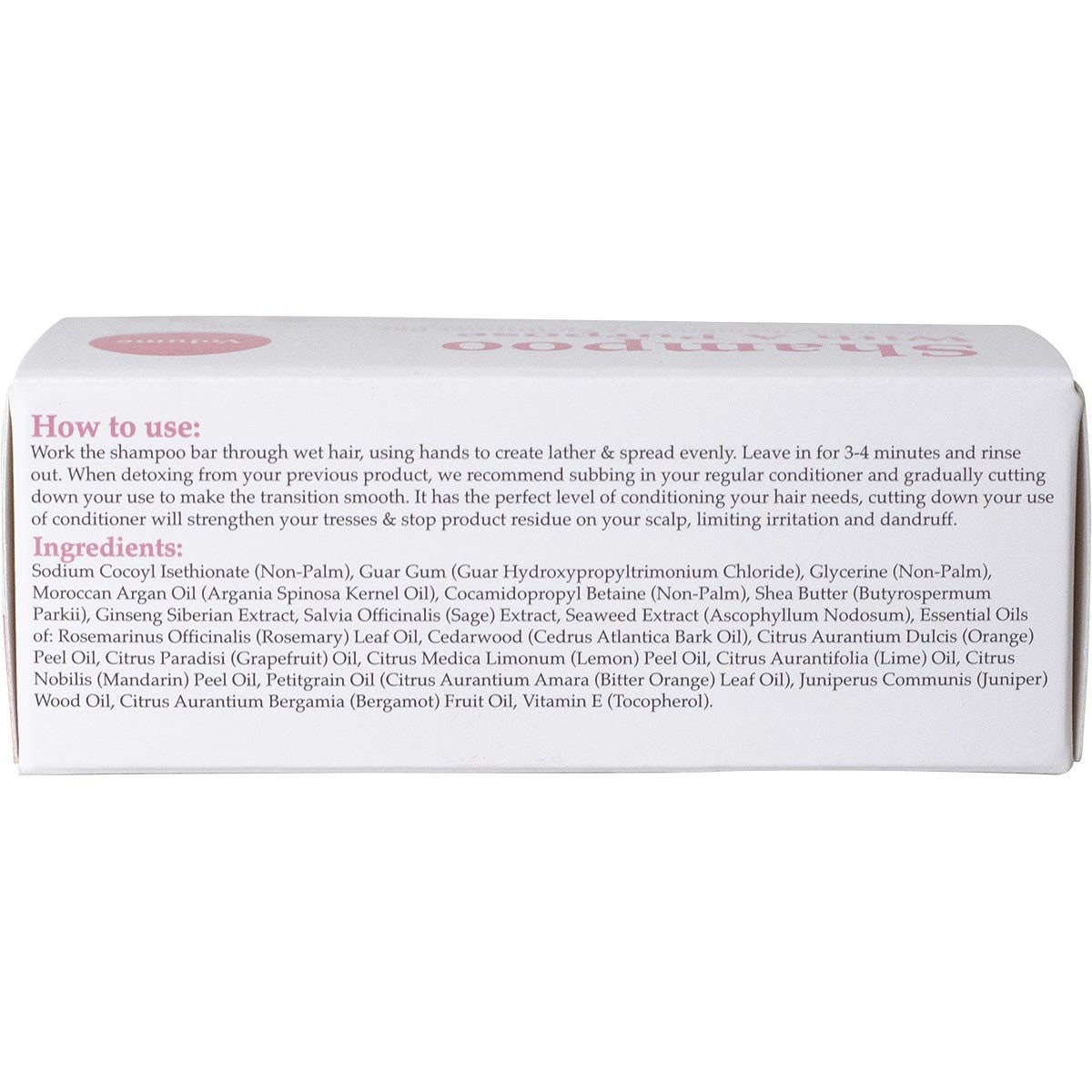 SHAMPOO WITH A PURPOSE Shampoo & Conditioner Bar Volume 135g