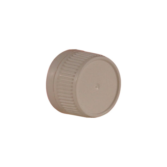 Screw Cap Tamper Evident White 28mm (Amber Plastic Bottle)