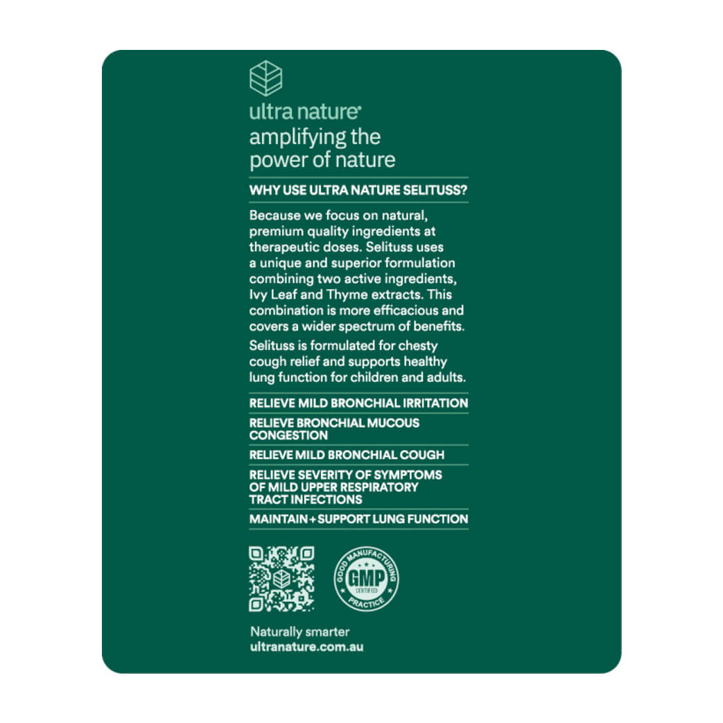 Ultra Nature Selituss Cough syrup 100mL