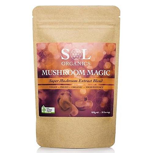 SOL ORGANICS Mushroom Magic Super Mushroom Extract Blend 100g