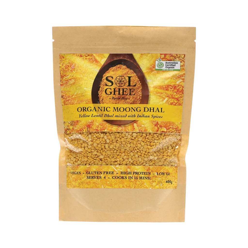 SOL ORGANICS Moong Dhal Yellow Lentil Dhal Mix - 400g